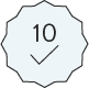 10 Year Warranty Icon