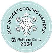 Mattress Clarity Best Budget Cooling Mattress 2024 Affiliate Badge