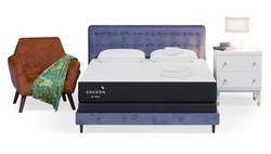 Cocoon mattress set up with sleep bundle