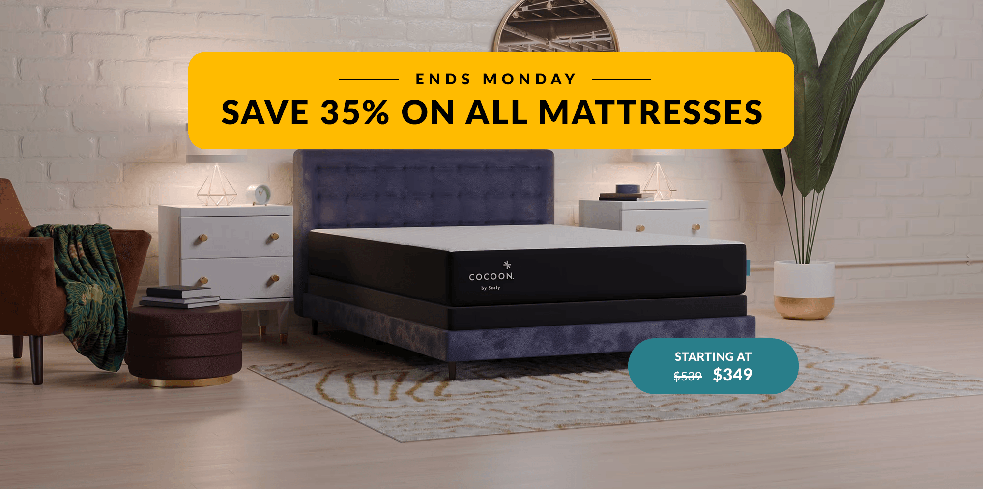 Save 35% Ends Monday on Cocoon Chill Mattress