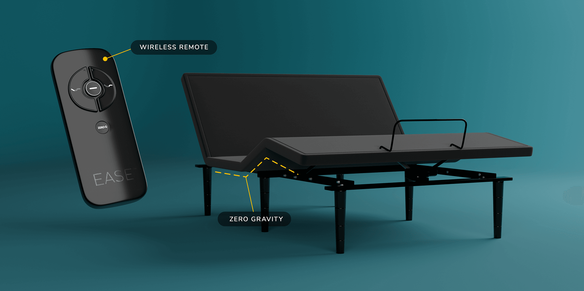 Ease base with remote