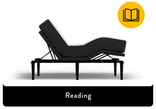 Ease Base with Mattress in Reading Position