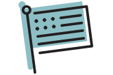 Flag icon - Teal